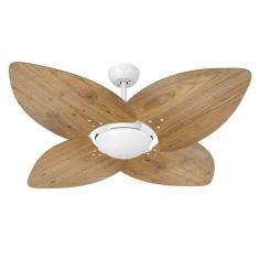 Ventilador De Teto Volare Branco Office Dunamis Freijó 220V, 220V