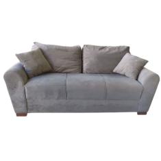 Sofá 3 Lugares Super Macio Fortaleza Finezzi Grafite