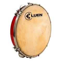 Pandeiro 11" Formica Vermelho Plat Inx Tarr Dpla Cabra