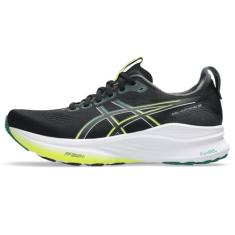 ASICS Tênis masculino Gel-Kayano 32, Preto/Verde Jaspe, 42
