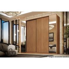 Guarda Roupa 4 Portas E 4 Gavetas C/ 2 Espelhos Laredo Amendola/nude Prime Tx - Demóbile