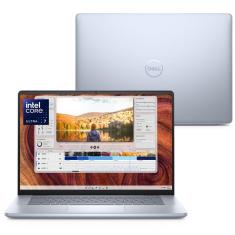 Notebook Dell Inspiron Plus I16-U7155H-M30 16&quot; QHD+ Intel® Core™ Ultra 7 155H 32GB 1TB SSD RTX4060 Win 11 Prata Gelo