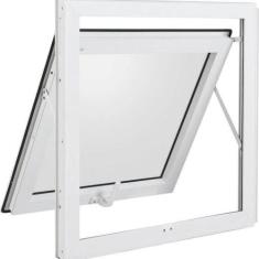 Janela Maxiar De Banheiro Esquadrais Brasil  70X70 Branco - Esquadrias