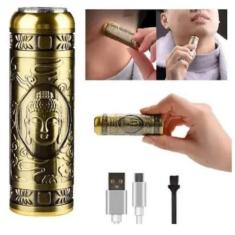 Mini Barbeador Maquina Aparador Portátil Recarregável - Bimport