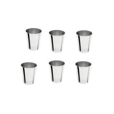 Kit Copo para Suco de Alumínio Reforçado Continental 06 Unid