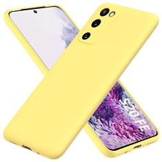 AYSZNBLA Capa para Samsung Galaxy S20 FE 5G, capa de telefone de borracha gel de silicone líquido, não amarela, capa de telefone de silicone multicolorida, capa protetora ultrafina antiderrapante