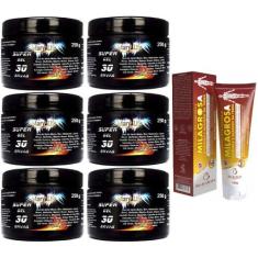 Kit 6 Super Gel 30 Ervas 250g + 1 Pomada Milagrosa 150g - Bio Instinto