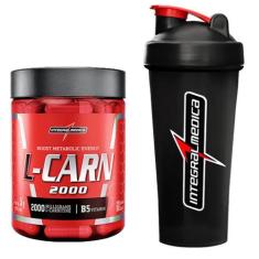 L-Carnitina 60 Caps + Coqueteleira Preta Integralmedica