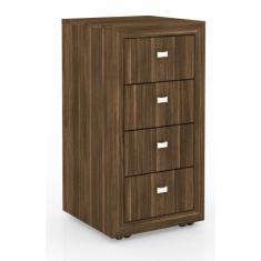 Gaveteiro 4 Gavetas ME4133 Tecno Mobili - Tecnomobili, Nogal