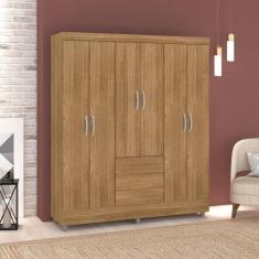 Guarda Roupa 6 Portas Urus Nature - CASA H