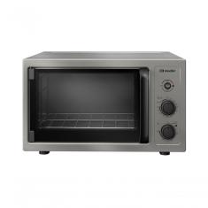Forno de Bancada Elétrico Mueller MFB50B 50L 1800W com Grill Timer e Luz Interna Titânio 220V