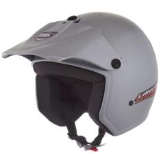Capacete Moto Aberto Liberty Solid Pro Tork Feminino, PRATA, 56