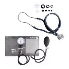 Kit Esfigmomanômetro + Estetoscopio Rappaport Premium,  Grafite