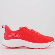Tênis Olympikus Swift 4 Feminino Rosa e Branco-Feminino