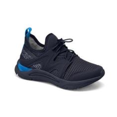 Tênis Infantil Masculino Confortável Anatômico Prático Esportivo Passeio Volta As Aulas Estiloso-Masculino