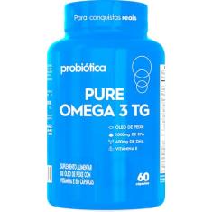 Pure Ômega 3 TG (60 caps) - Único, Probiótica