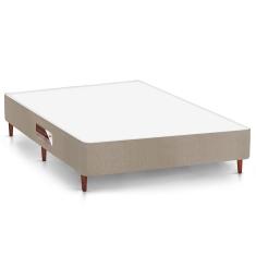 Base Box para Colchão Casal Castor Revolution 27x138x188 cm – Bege/Marrom