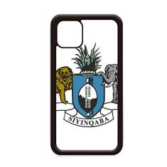 Capa com emblema nacional da África da Suazilândia para iPhone 12 Pro Max para Apple Mini Mobile Case