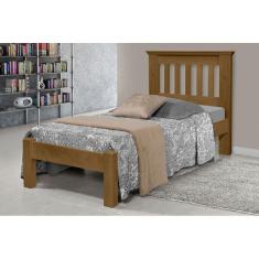 Cama de Solteiro Texas de Madeira Maciça Tauari