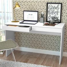 Escrivaninha Madri Para Computador 2 Gavetas B35 Branco NOVAM