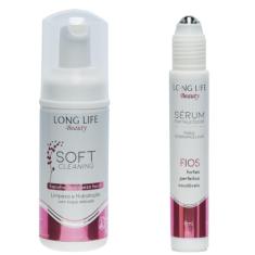 Sabonete Mousse Soft Cleaning/Sérum Fortalecedor Sobrancelha