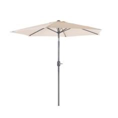 Ombrelone Guarda Sol 2,40m Alumínio Articulado Manivela Mor, Bege