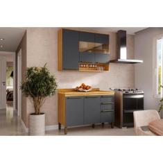 Cozinha Modulada Ronipa Nápoli Prime 2 Peças (1 Armário + 1 Balcão) C2