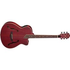 Violão Eletroacústico Vintage Aço Hmf240 STRD Vermelho Hofma