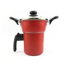 Cuscuzeira Individual Antiaderente Pequena Tampa Vidro 0.277