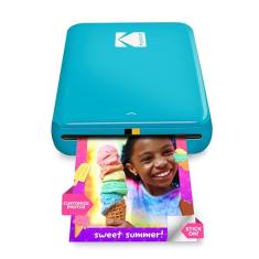 KODAK Step Instant Impressora fotográfica para smartphone – Impressora móvel sem fio portátil mini colorida – fotos adesivas Zink 5 x 7,6 cm – Bluetooth compatível com dispositivos iOS e Android –
