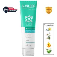 Loção Pós Sol com Aloe Vera e Camomila Sunless 120g Alívio e Hidrataçã