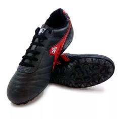 Chuteira Mathaus Society Azzurra Couro Legitimo Adulto Masculino-Masculino