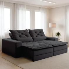 Sofá Reclinável 4 Lugares 250cm Dallas - Montano Estofados