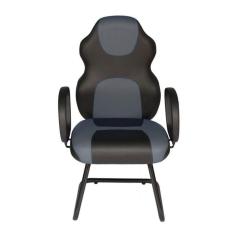 Cadeira Gamer Interlocutor Linha Gamer Racing Cinza