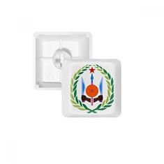 Djibouti National Emblem Teclado Mecânico Teclado PBT Gaming Upgrade Kit