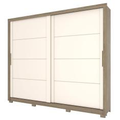 Guarda Roupa Casal Henn 2 Portas de Correr 4 Gavetas Thor