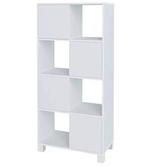 Armário Multiuso 02 Portas com Nichos Wally Branco A02 - Lyam Decor