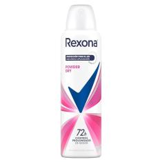 Desodorante Antitranspirante Aerosol Feminino Rexona Powder Dry 72 horas 150ml (A embalagem pode variar)