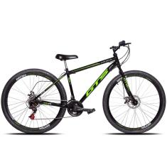 Bicicleta Aro 29 GTS Feel IRON 21 Marchas Freios A Disco-Unissex