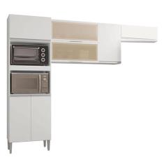 Cozinha Aline 3 Peças Branco - Poquema - Poquema Industria