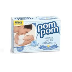 Sabonete Infantil Pom Pom Unitário 80g, loção hidratante