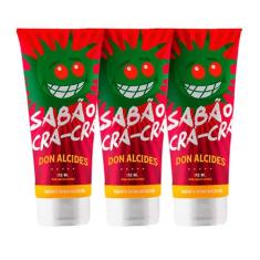 Kit 4x Sabão Crá Crá Sabonete Íntimo Masculino Don Alcides
