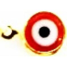 Pulseira Olho Grego Turco Vermelho Mal Olhado Folheado