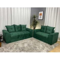 Sofá 2 e 3 Lugares Verde 200 Porto - Alpoim