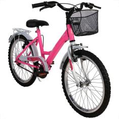 Bicicleta Infantil Feminina Athor Bliss Aro 20 Com Cestinha-Unissex