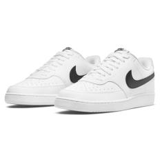 Nike Tênis masculino Court Vision Low Next Nature, Branco/Preto/Branco, 44