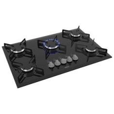 Cooktop a Gás Philco 5 Bocas Chef 5 Bisote Bivolt – Preto Preto / Bivolt