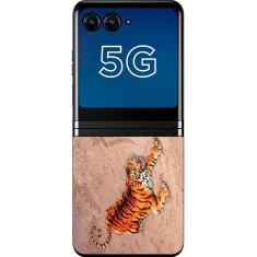 Capa Adesivo Skin243 Verso Para Motorola Razr 40 Ultra 2023