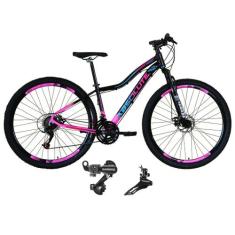 Bicicleta aro 29 Absolute Hera Alumínio 21 Marchas Câmbios Shimano Fre