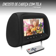 Encosto Com Tela Lcd Unidade Preto Agile 2010 2011 2012 2013 2014 2015